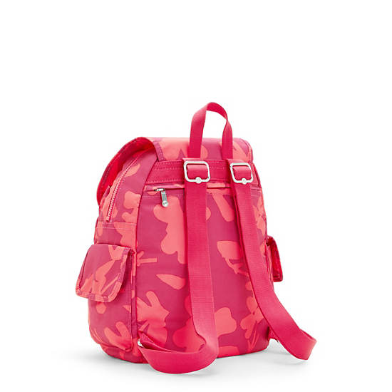 Kipling City Pack Small Printed Rugzak Roze | België 1698HA